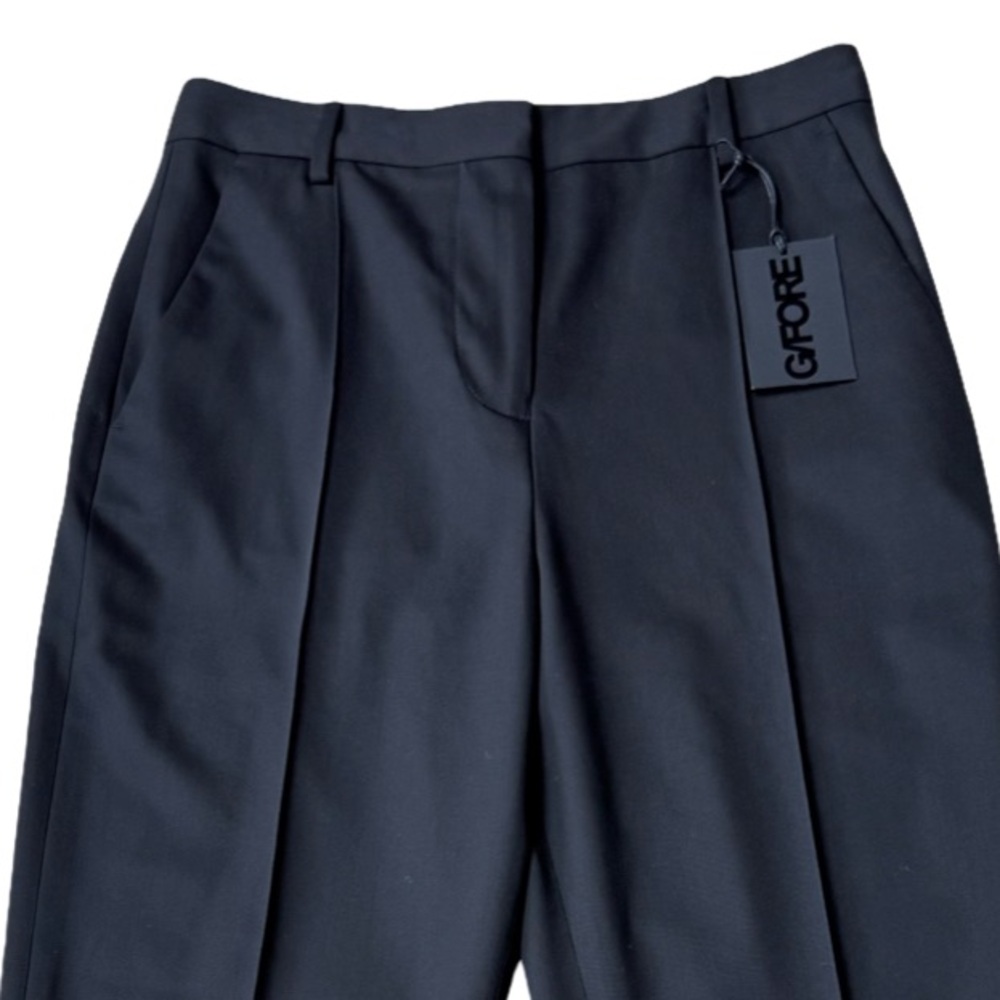 G/Fore G4 Womens Black Golf Wool Ankle Cigarette Pants Seamed NWT - Picture 3 of 12